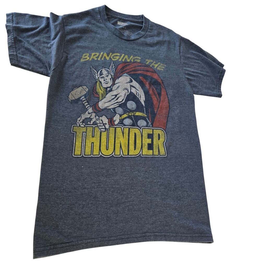 Marvel  Thor “Bringing the Thunder” Graphic Comiccore Geek Chic T‑Shirt S